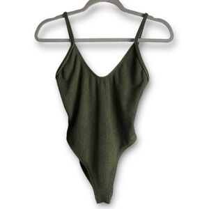 NWOT Good American Always Fits One-Piece Crinkle Swimsuit-Price firm